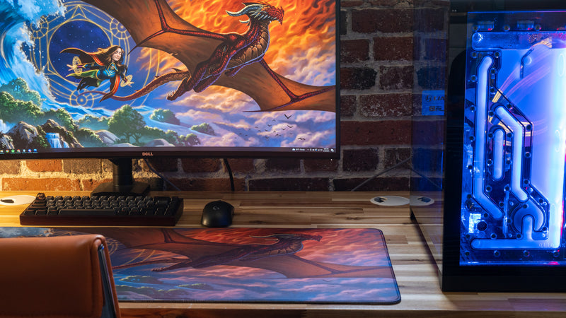 "The Alchemist" — Alliestrasza Deskmat