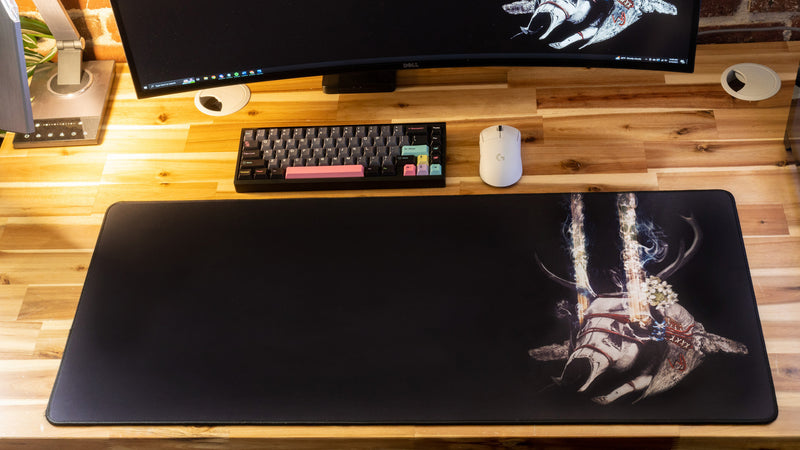 "Willjum's Paradise/Bone Helmet" — Rust Deskmat