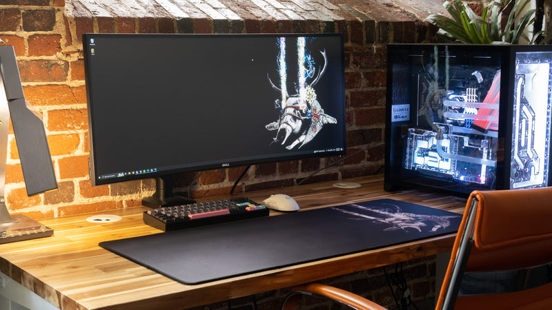 "Willjum's Paradise/Bone Helmet" — Rust Deskmat