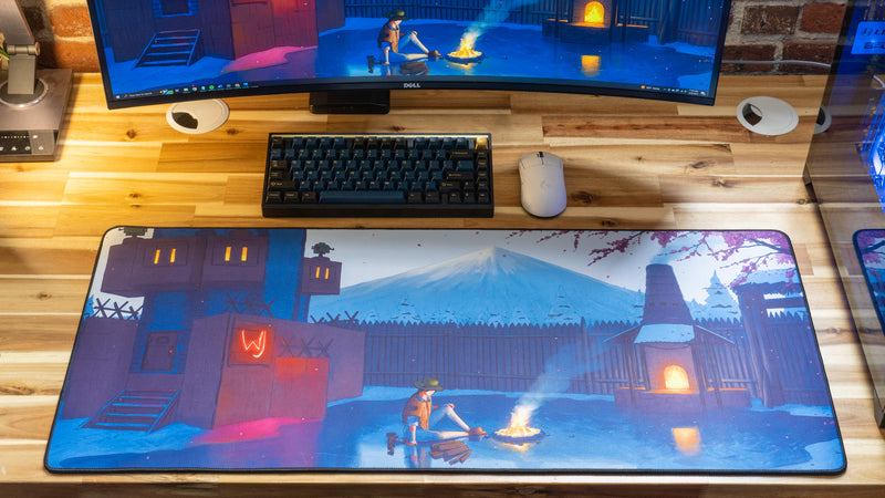 "Willjum's Paradise/Bone Helmet" Rust XL gaming deskmat — Epic Desk