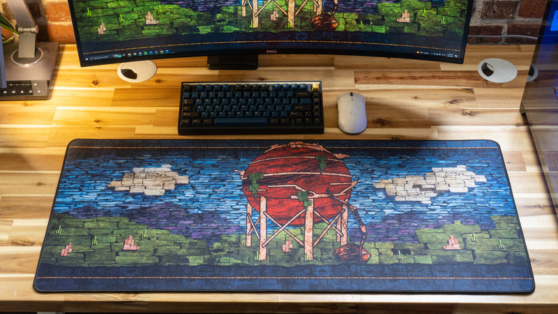"ANCIENT OOKS" — Rust Deskmat