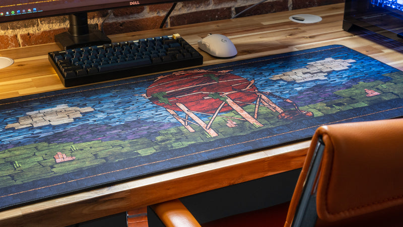"ANCIENT OOKS" — Rust Deskmat