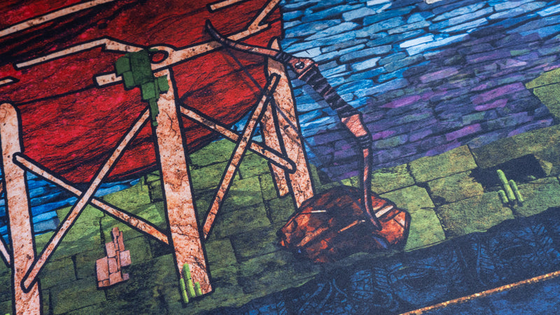 "ANCIENT OOKS" — Rust Deskmat