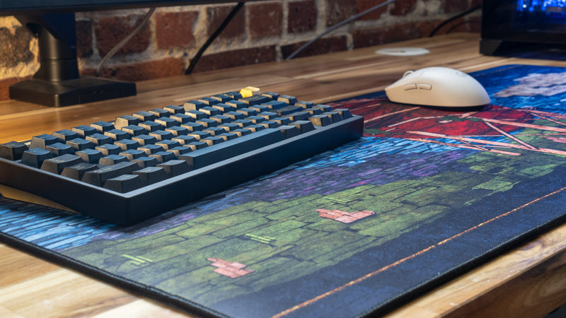 "ANCIENT OOKS" — Rust Deskmat