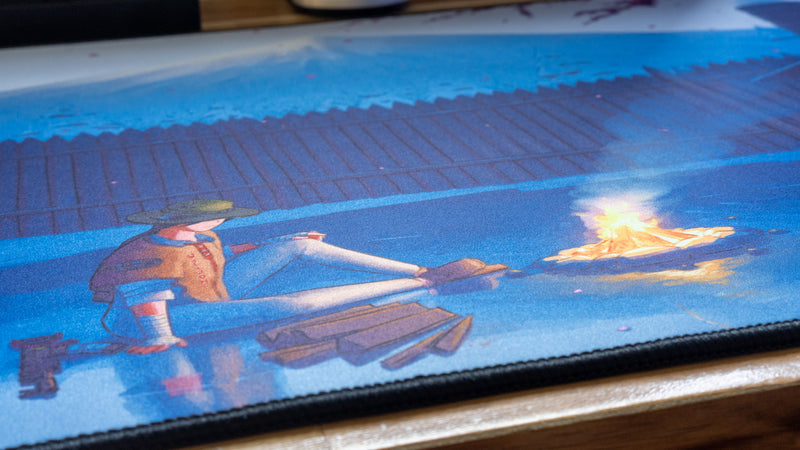 "Willjum's Paradise/Bone Helmet" — Rust Deskmat
