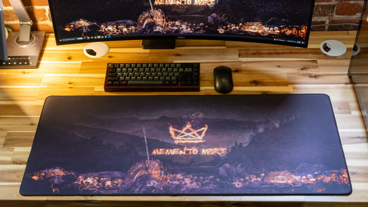 "Memento Mori" Clowdus XL gaming deskmat — Epic Desk