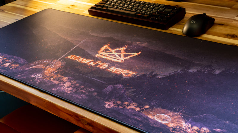 "Memento Mori" — Clowdus Deskmat