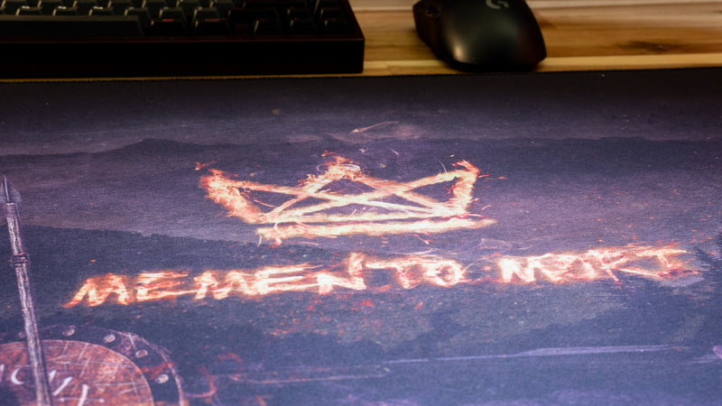 "Memento Mori" — Clowdus Deskmat