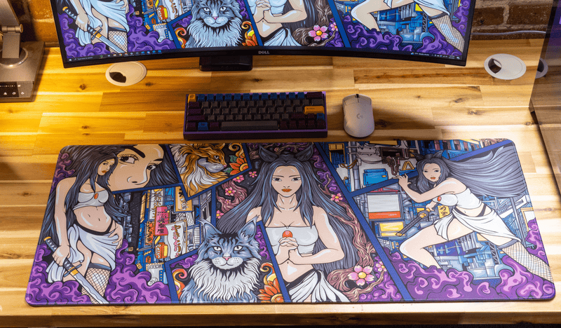 "Oyabun" — Meowko Deskmat