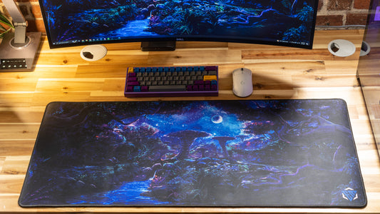 "Mushroom Forest" Epic Desk Originals XL gaming deskmat — Epic Desk