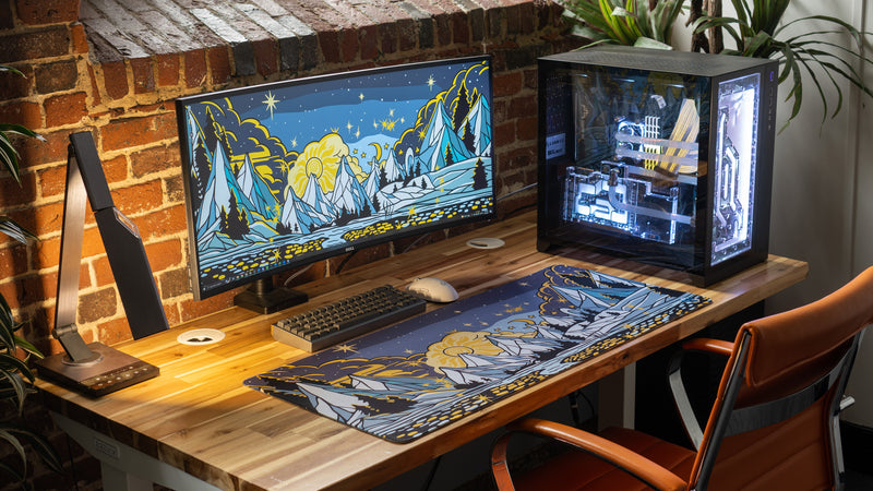 "White Out" — Epic Desk Originals Deskmat