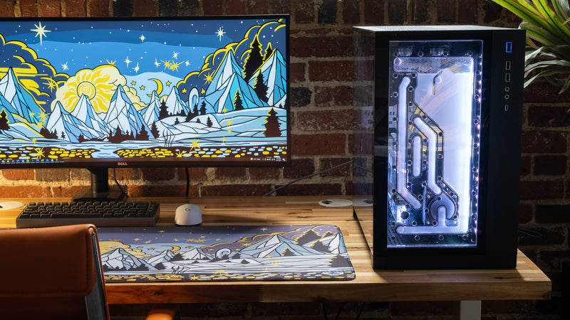 "White Out" — Epic Desk Originals Deskmat