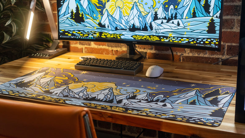 "White Out" — Epic Desk Originals Deskmat