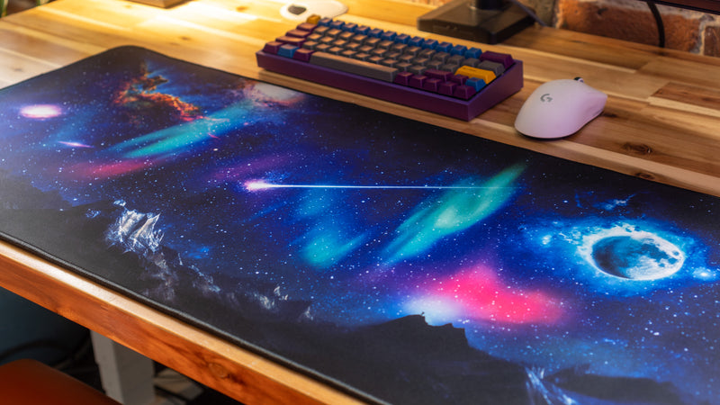 "Northern Lights" — Epic Desk Originals Deskmat