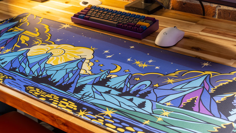 "Mystic Night" — Epic Desk Originals Deskmat