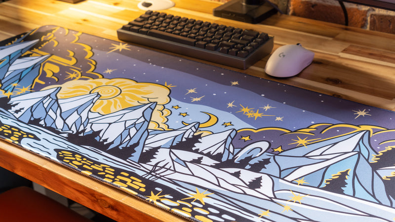 "White Out" — Epic Desk Originals Deskmat