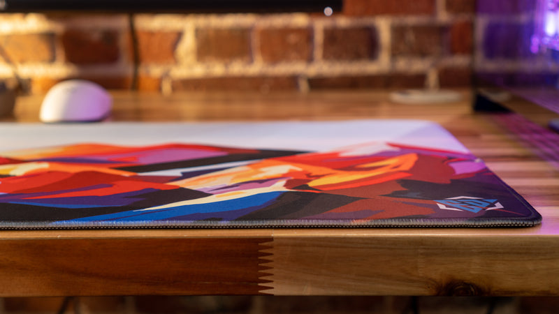 "Purple Mountain Majesty" — Epic Desk Originals Deskmat