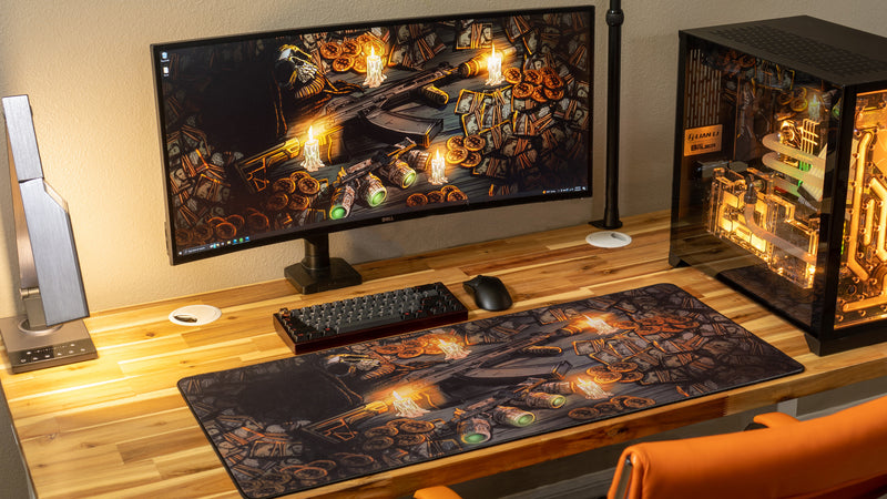 "One Life" SwampfoxTV XL gaming deskmat — Epic Desk