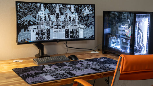 "The 2nd One" Spinky XL gaming deskmat — Epic Desk