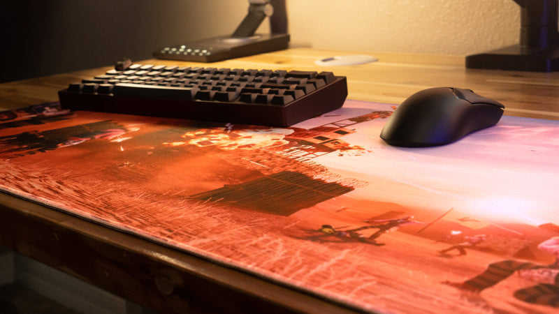 "Vital Servers" — Rust Deskmat