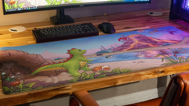 "Wish for Wings" — Jakeyosaurus Deskmat