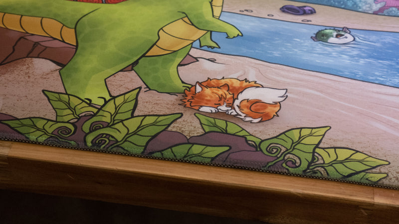 "Wish for Wings" — Jakeyosaurus Deskmat