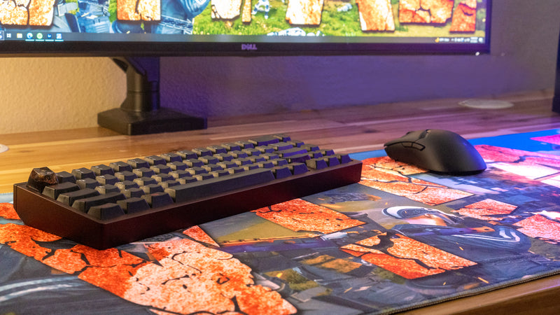 "Vital Servers" — Rust Deskmat