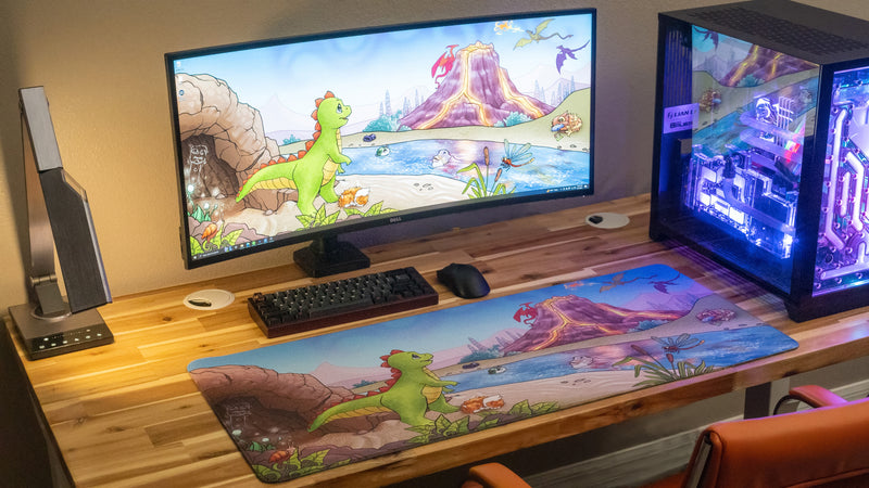 "Wish for Wings" — Jakeyosaurus Deskmat