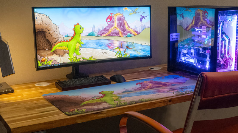 "Wish for Wings" — Jakeyosaurus Deskmat
