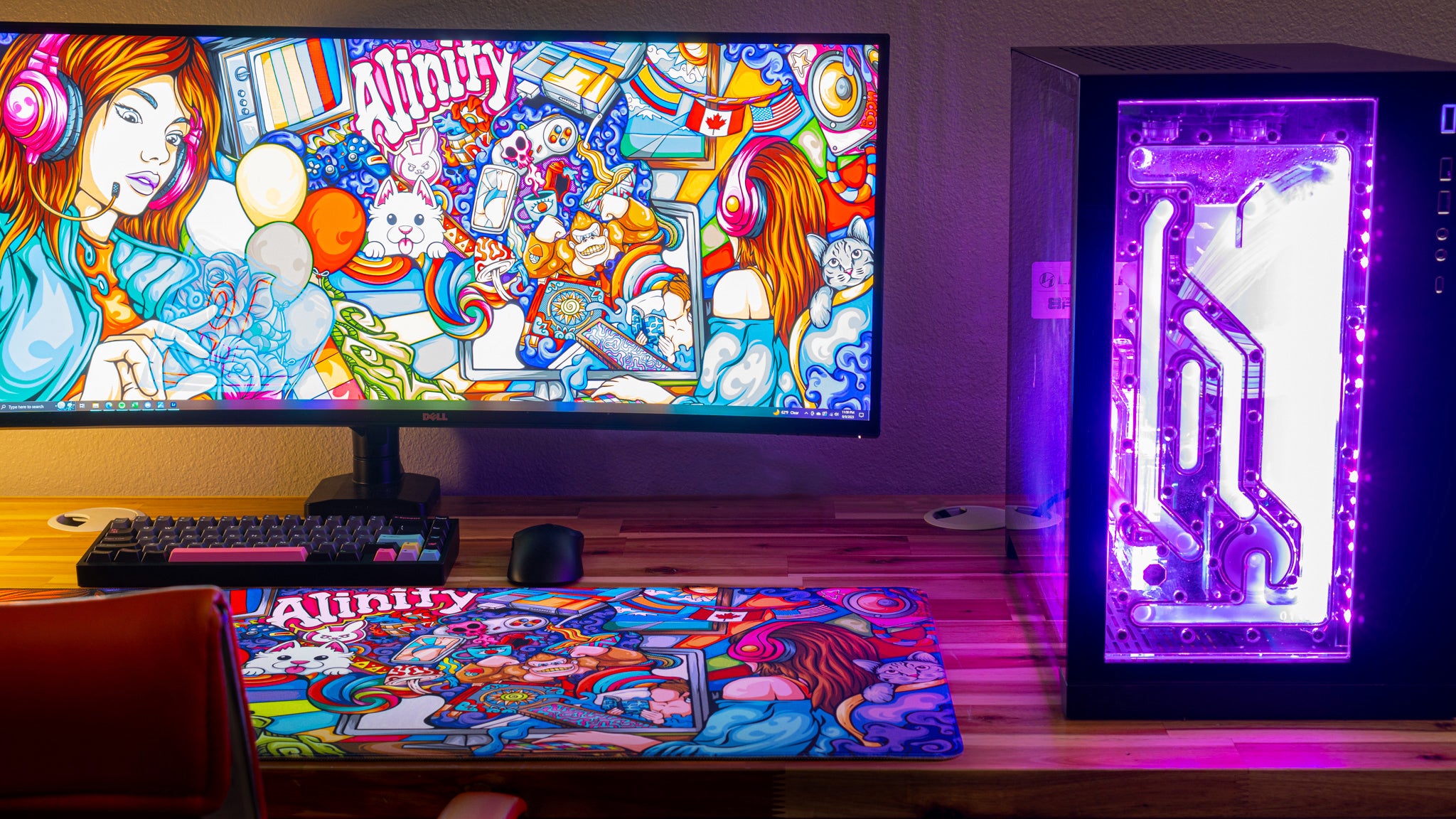"Alinity" Content Creator Collaboration Limited Edition Gaming Deskmats