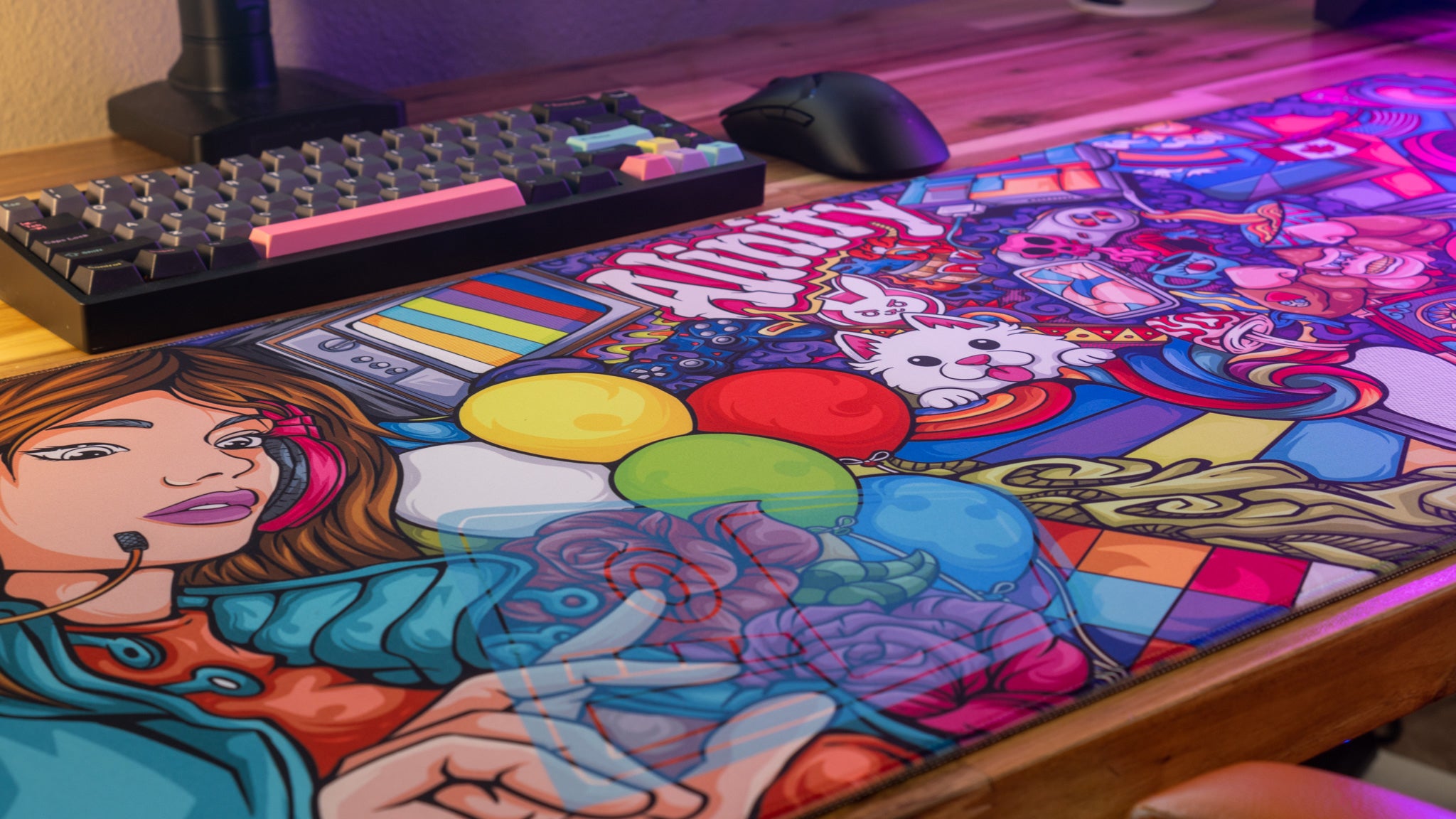 "Alinity" Content Creator Collaboration Limited Edition Gaming Deskmats