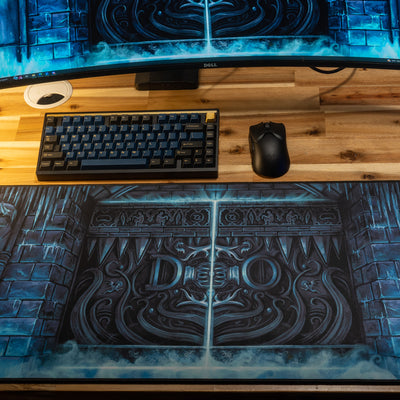 TangoTek "Dungeon Doors" Content Creator Collaboration Limited Edition Gaming Deskmat
