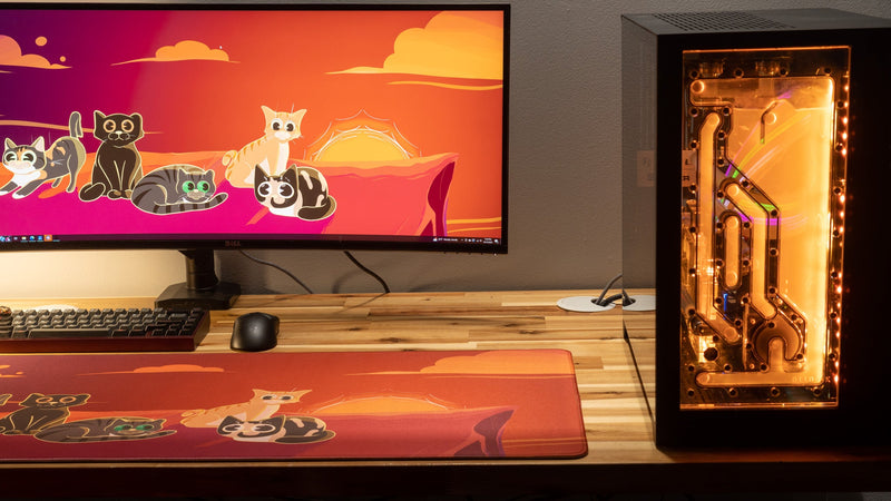 "Meowvelous Morning" IV — Dooley Noted Deskmat