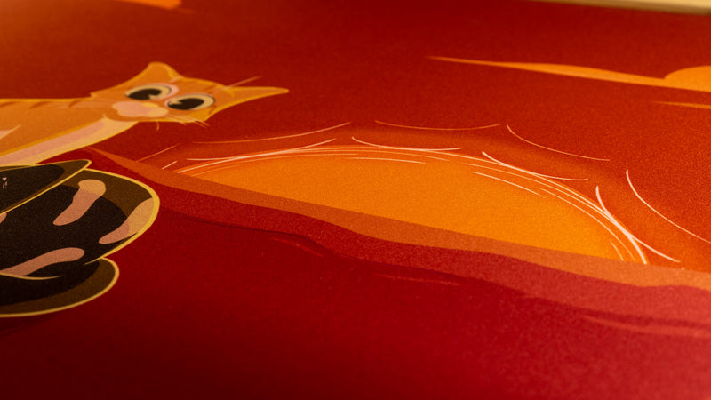 "Meowvelous Morning" — Dooley Noted Deskmat