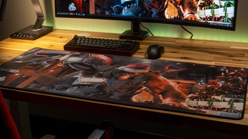"Rivals Champion" — CoconutB Deskmat