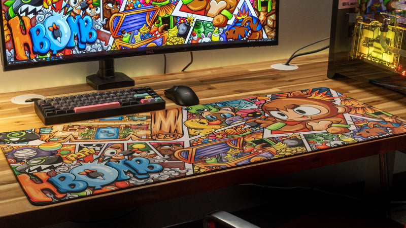 "Bloons" — Hbomb Deskmat