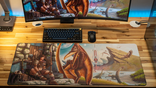 "Survivor's Respite" Xavii XL gaming deskmat — Epic Desk