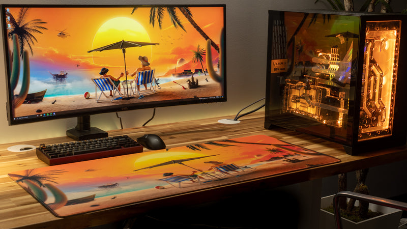 "Paradise" — Tide Deskmat