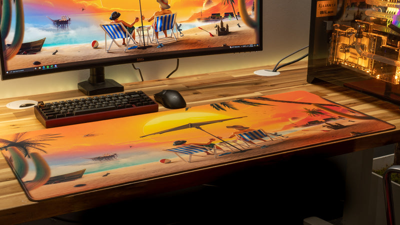 "Paradise" — Tide Deskmat