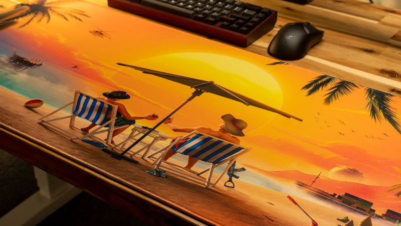 "Paradise" — Tide Deskmat