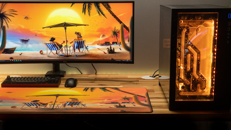 "Paradise" — Tide Deskmat