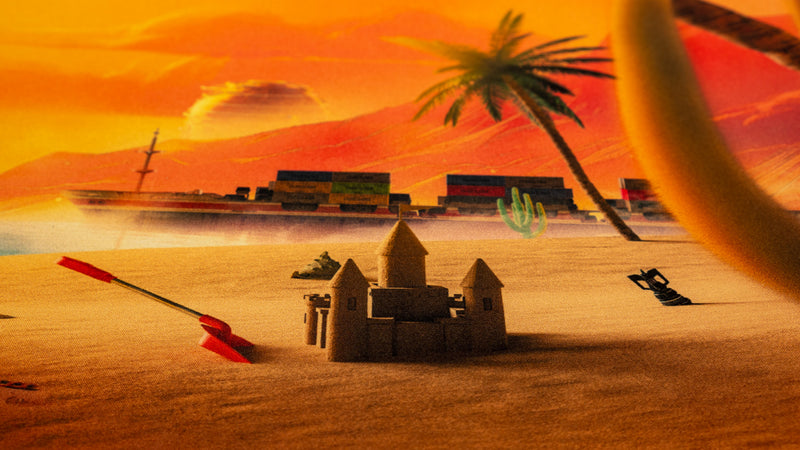 "Paradise" — Tide Deskmat