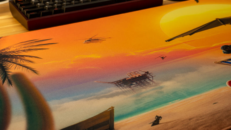 "Paradise" — Tide Deskmat