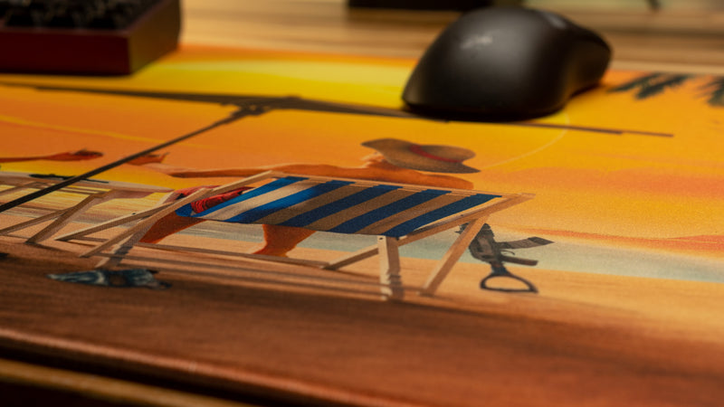 "Paradise" — Tide Deskmat