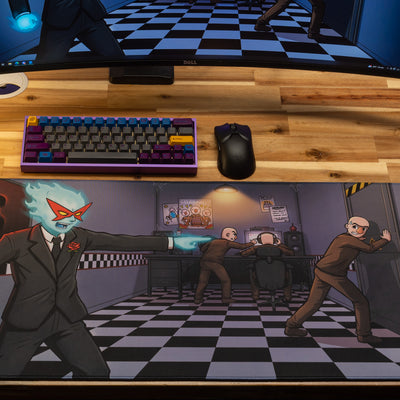 Spiral "Spiral’s Chaotic Night Shift" Limited Edition Content Creator Collaboration Gaming XL Gaming Mouse Pad