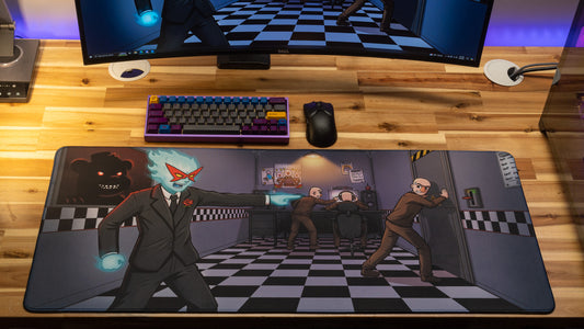 "Spiral’s Chaotic Night Shift" Spiral XL gaming deskmat — Epic Desk