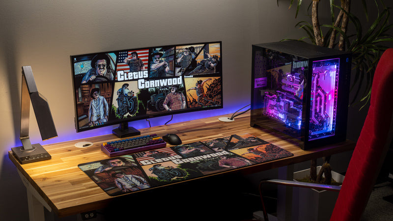 "Cletus Cornwood" — EsfandTV Deskmat