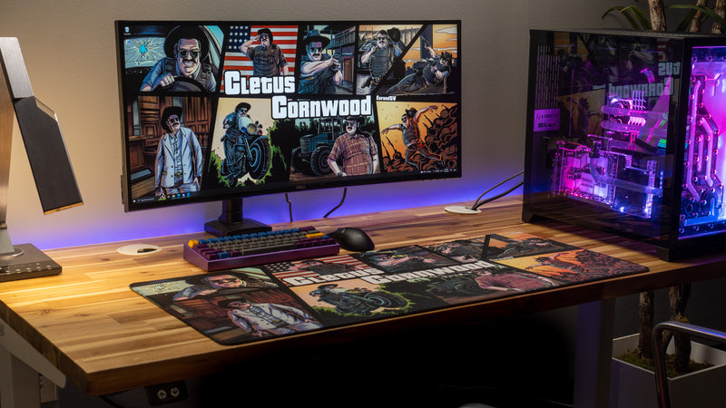 "Cletus Cornwood" — EsfandTV Deskmat