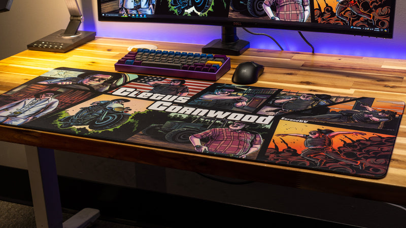 "Cletus Cornwood" — EsfandTV Deskmat