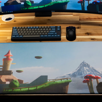 Squeex "Red Split" Limited Edition Content Creator Collaboration Gaming XL Gaming Mouse Pad